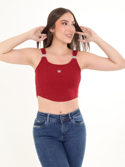 Blusa licrada Mariposa