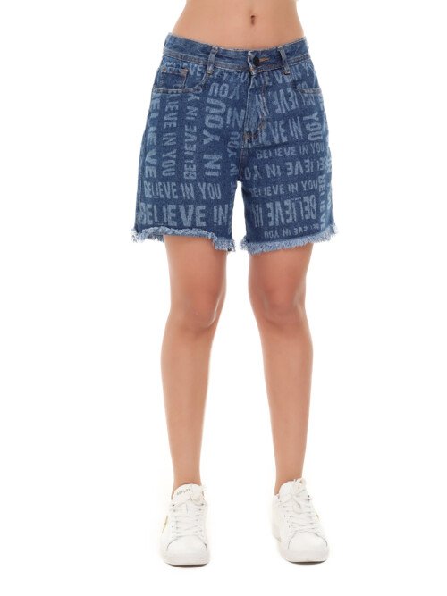 Bermuda Jean Letras_Azul Oscuro_Rígido_Flecos